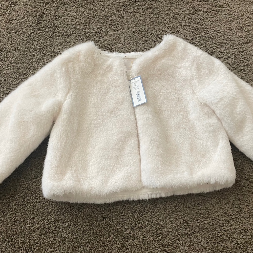 Jacadi 36 month faux fur jacket